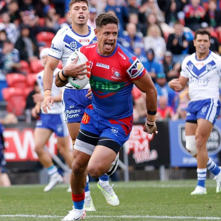 Dane Gagai mesmerises the Bulldogs