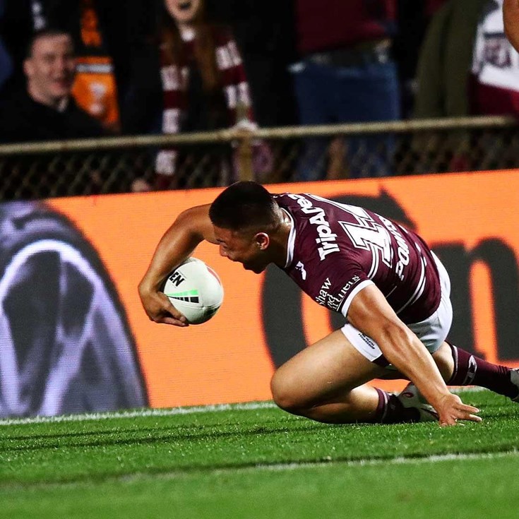 Gordon Chan Kum Tong gets his first NRL try