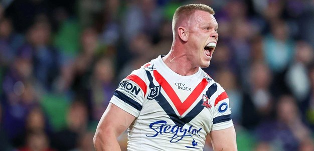 Lindsay Collins scores a Roosters ripper