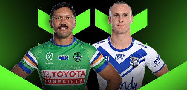 Raiders v Bulldogs: Round 11