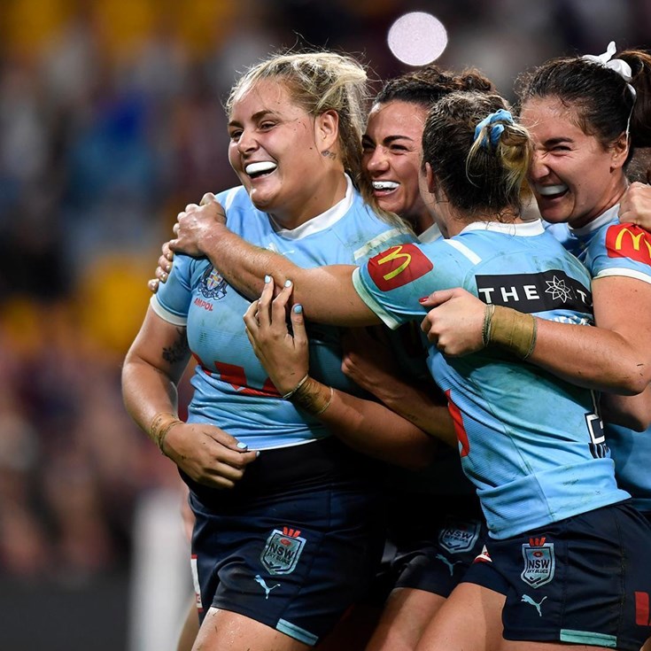 Every try - Maroons v Sky Blues, Game 1