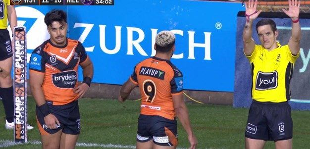 Solomona Faataape is sent to the bin