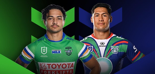 Raiders v Warriors: Round 20