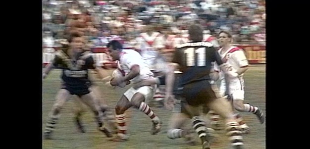 Dragons v Magpies - Round 22, 1992