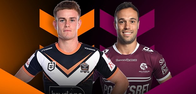 Wests Tigers v Sea Eagles: Round 25