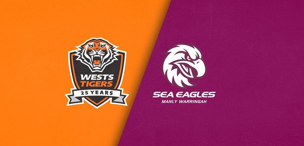 Full Match Replay: Wests Tigers v Sea Eagles – Round 25, 2024