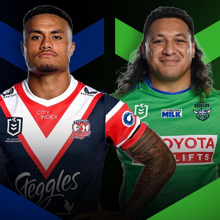 Roosters v Raiders: Round 26