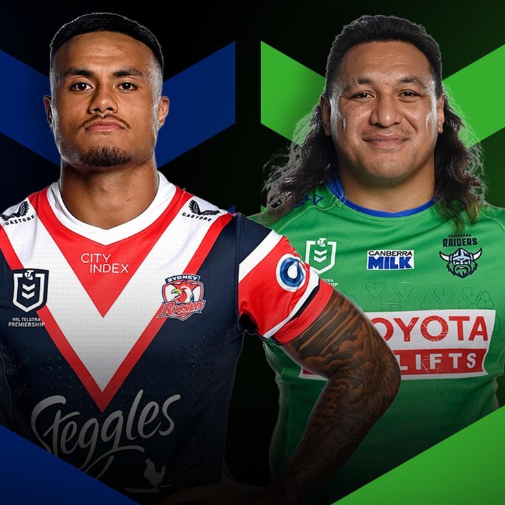 Roosters v Raiders: Round 26