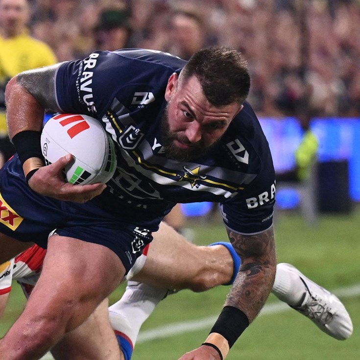 Feldt's last try in Townsville, it was special