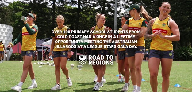 Road to Regions: Jillaroos join League Stars Gala Day