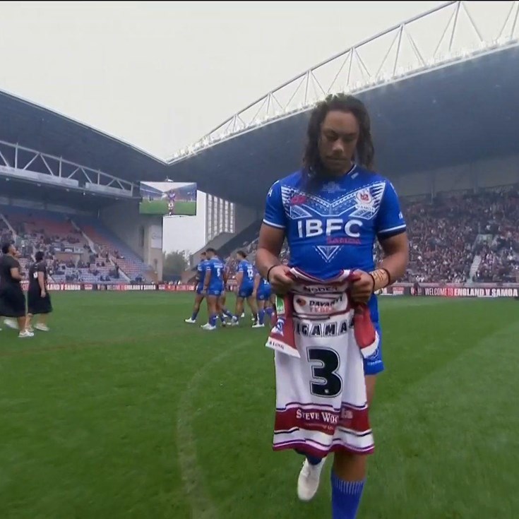 Luai pays tribute to Wigan, All Black and Samoa legend Tuigamala