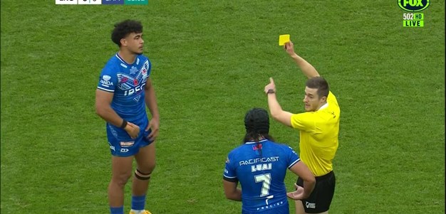 Fetalaiga Pauga sent to the sin bin