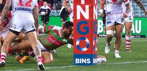 Rd 22: Dragons v Rabbitohs - Try 75th minute - John Sutton