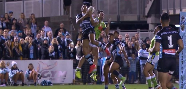 Rd 22: Sharks v Raiders - Try 21st minute - Jordan Rapana