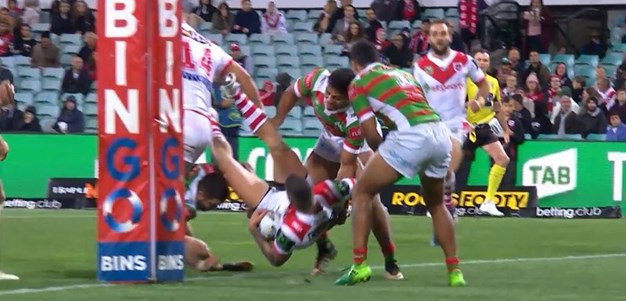 Rd 22: Dragons v Rabbitohs - Try 34th minute - Joel Thompson