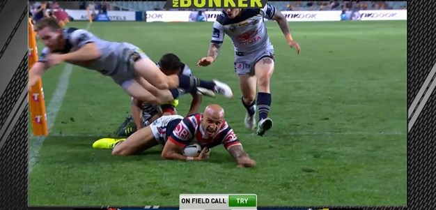 FW 3: Roosters v Cowboys - Try 61st minute - Blake Ferguson