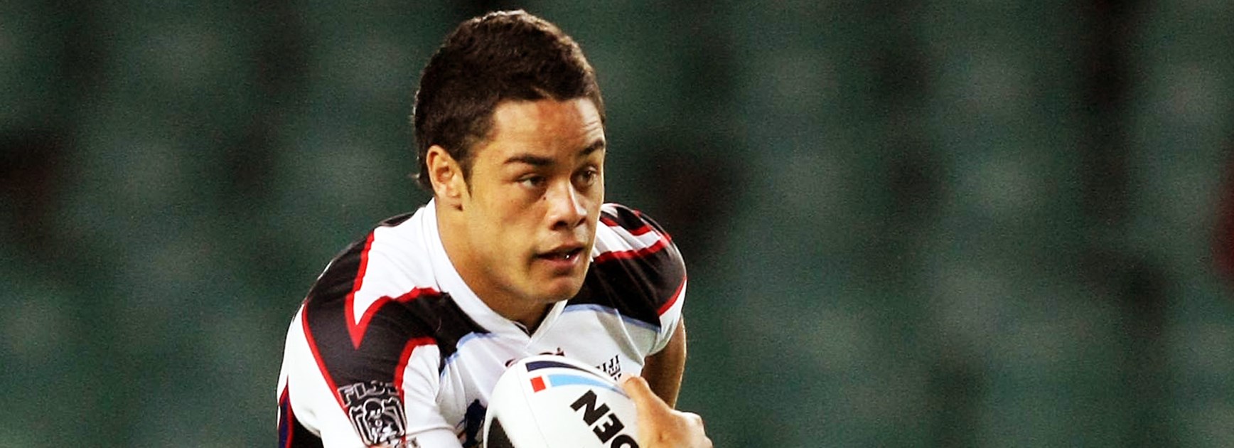 Jarryd Hayne in action for Fiji in 2008.