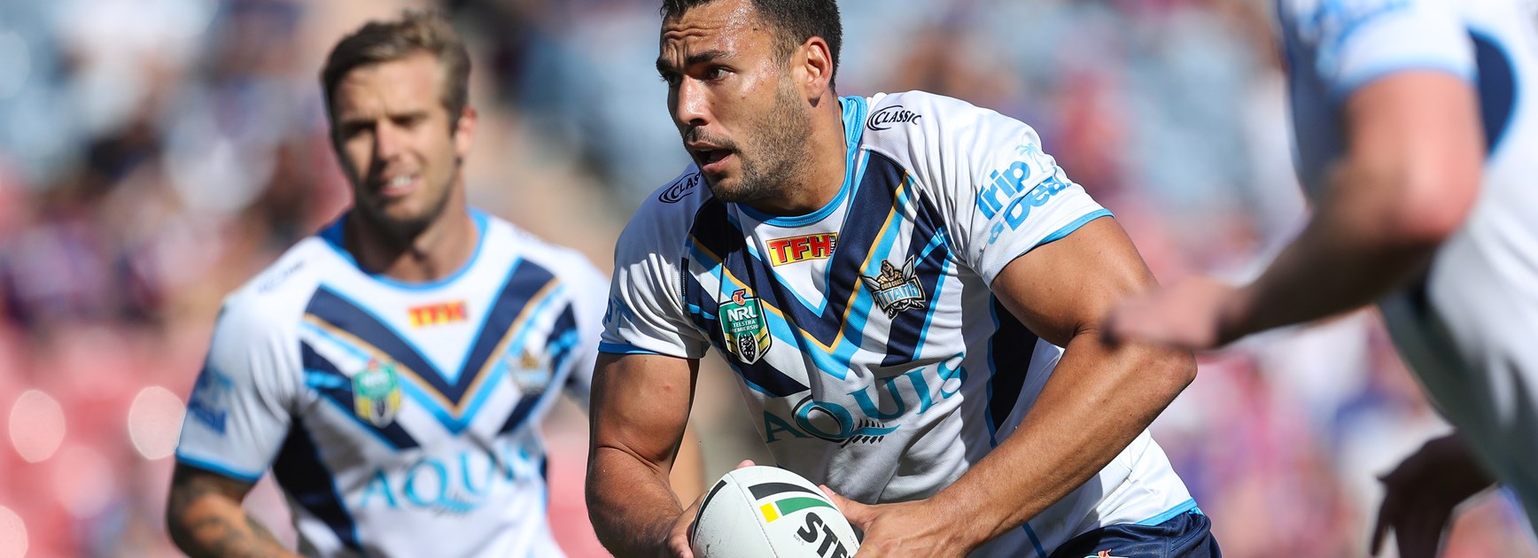 Gold Coast Titans forward Ryan James.