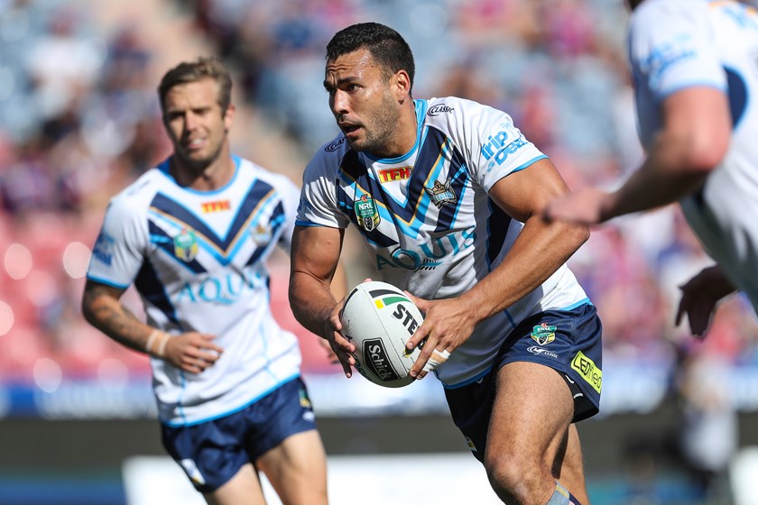 Gold Coast Titans forward Ryan James.