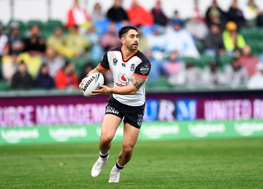 Warriors halfback Shaun Johnson.