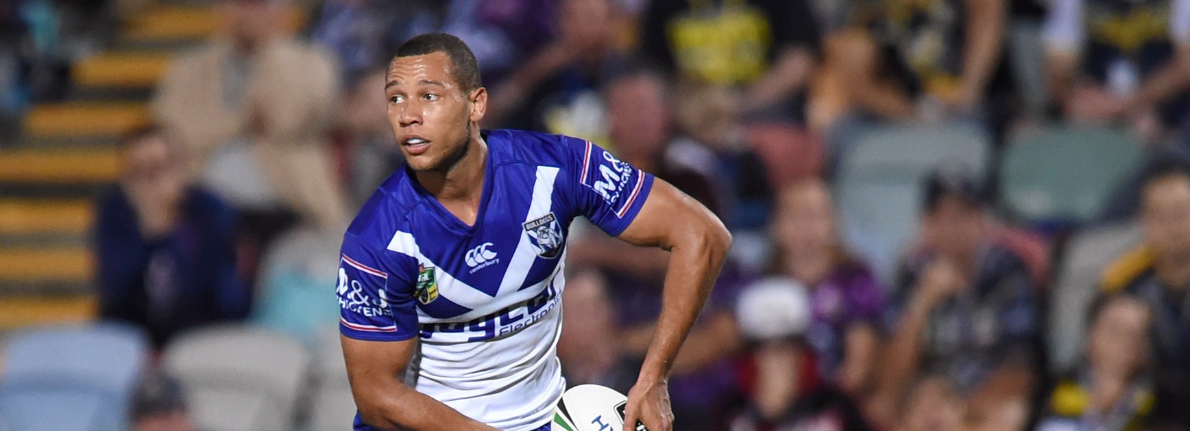 Bulldogs half/fullback Moses Mbye.