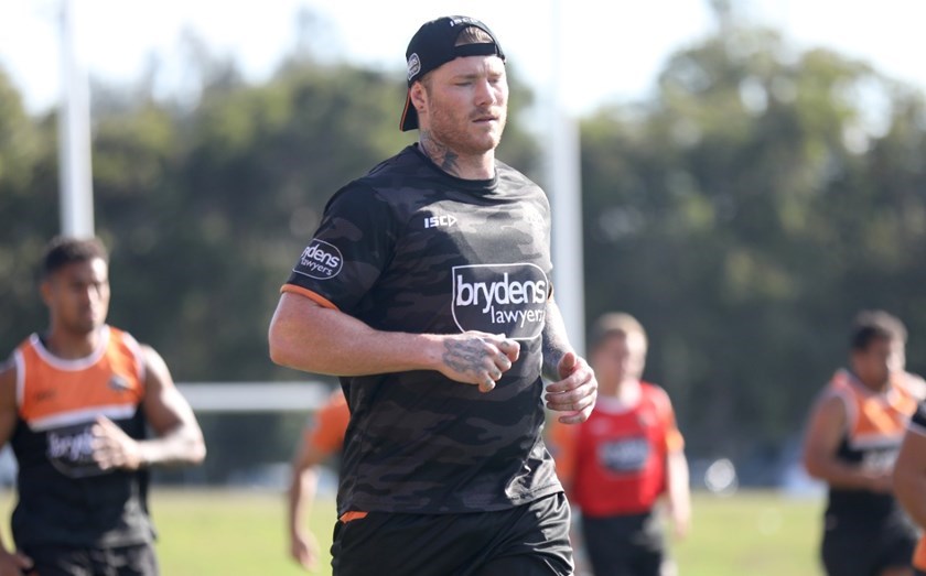 New Wests Tigers recruit Chris McQueen.