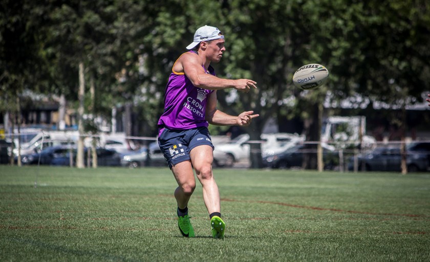 Melbourne Storm halfback Brodie Croft.