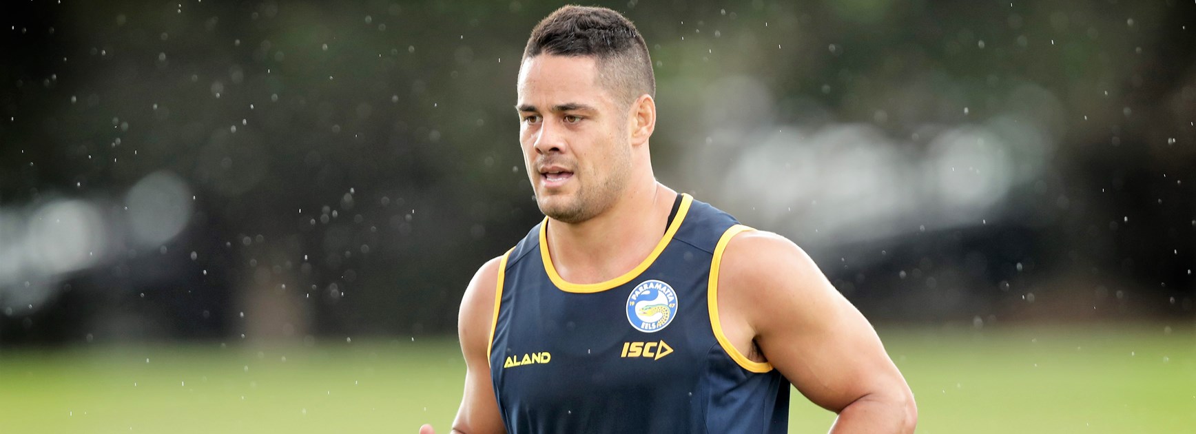 Jarryd Hayne at Eels training.