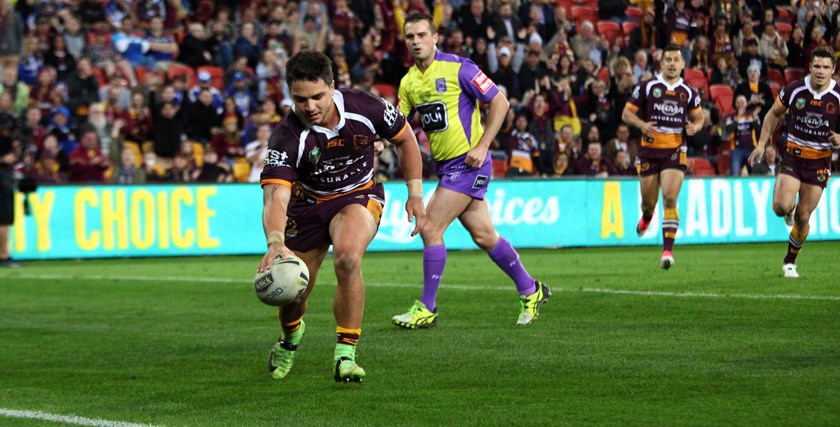 Broncos halfback Kodi Nikorima.