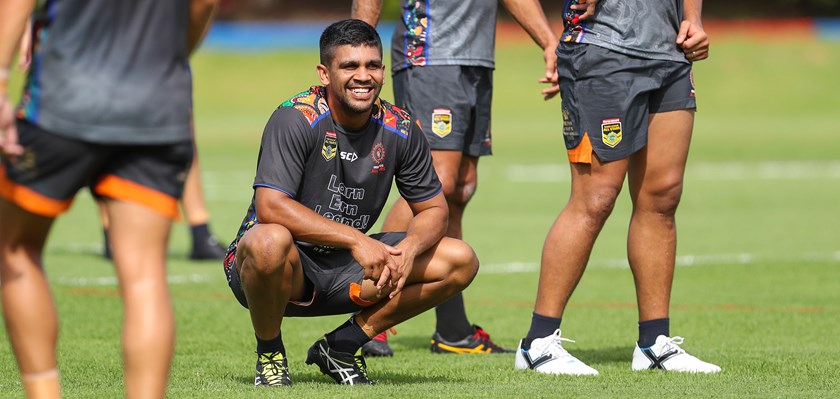 Tyrone Peachey ahead of the 2017 Indigenous All Stars game.