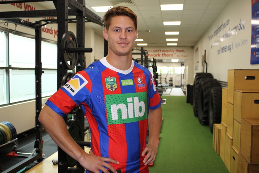 Newcastle Knights fullback Kayln Ponga.