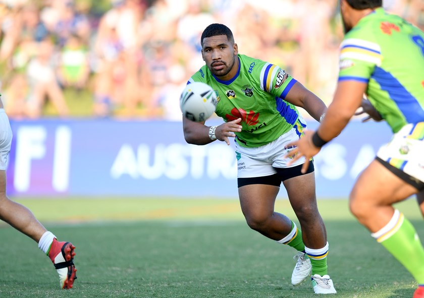 Canberra Raiders hooker Siliva Havili.