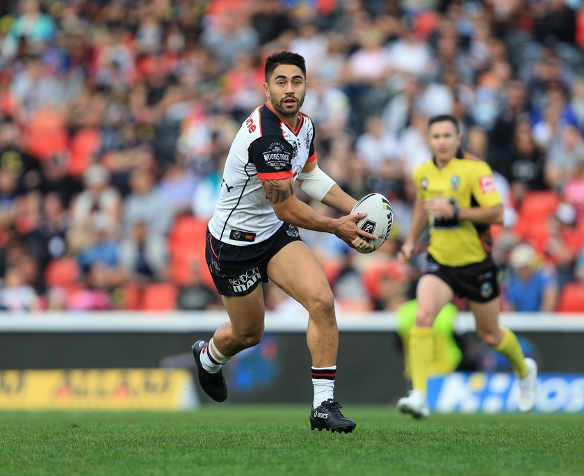 New Zealand Warriors halfback Shaun Johnson.