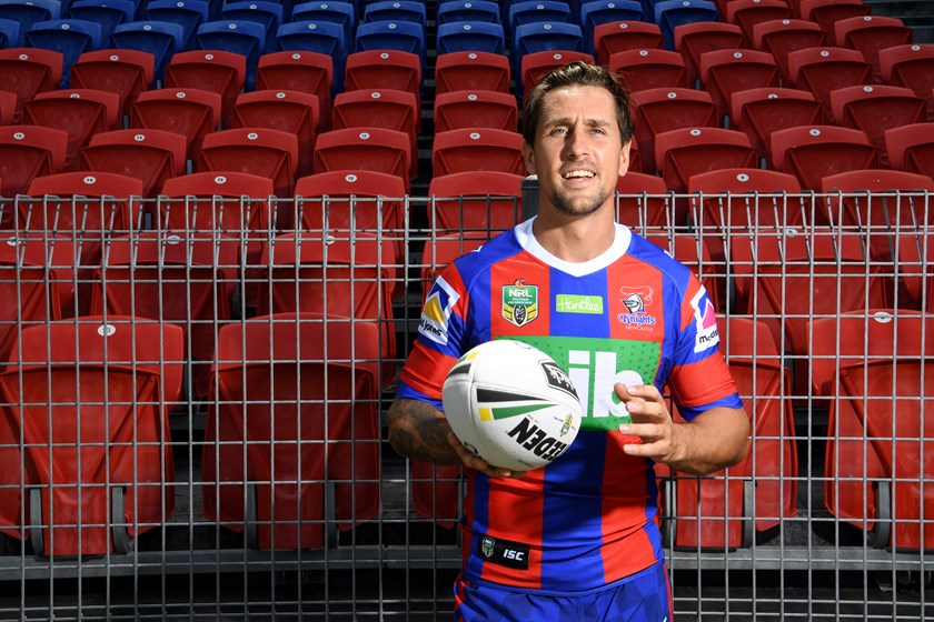 Newcastle Knights halfback Mitchell Pearce.