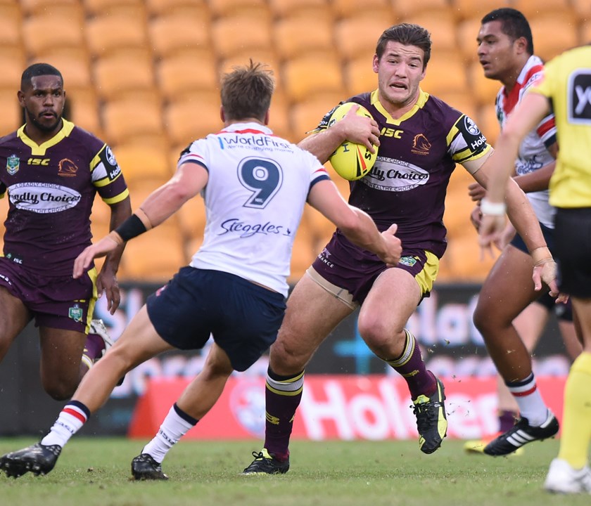 Brisbane Broncos prop Patrick Carrigan. 