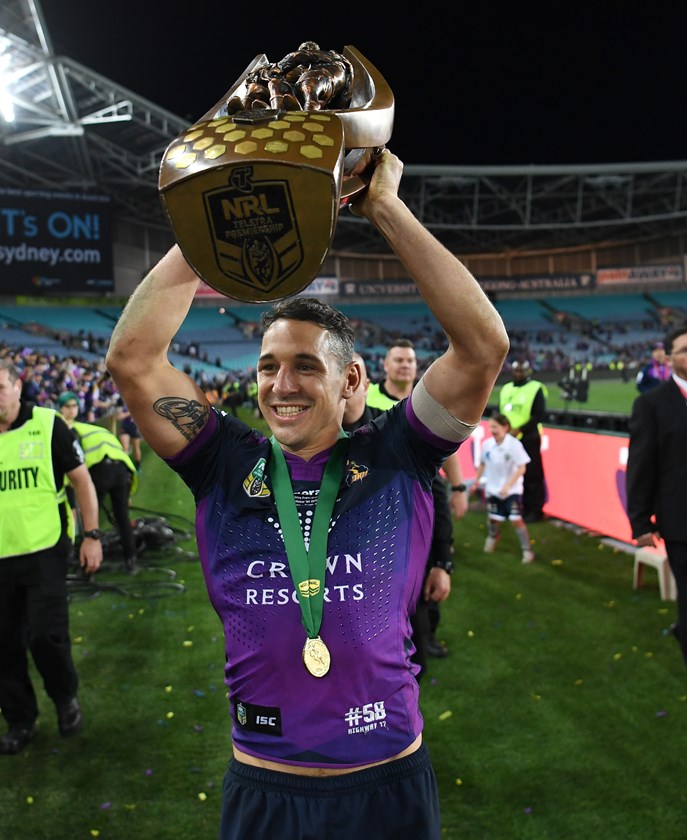 Melbourne Storm fullback Billy Slater.