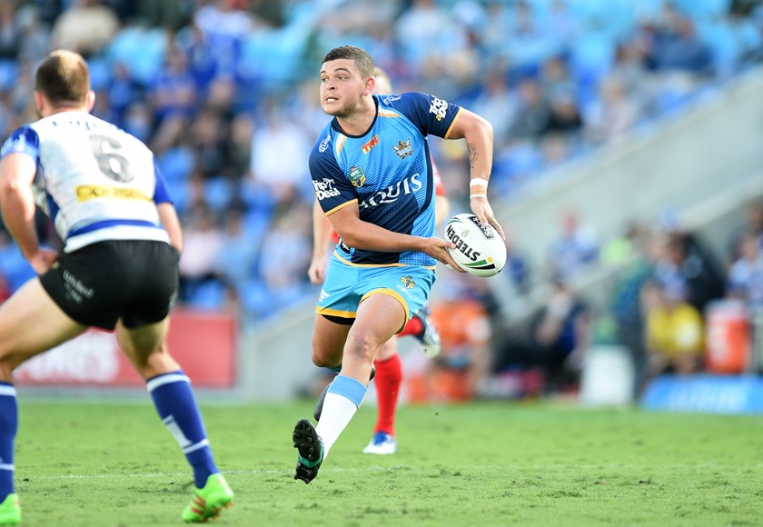 Gold Coast Titans halfback Ashley Taylor. 