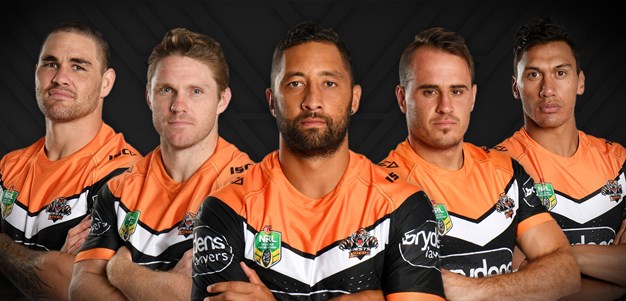 Wests Tigers name five co-captains for 2018