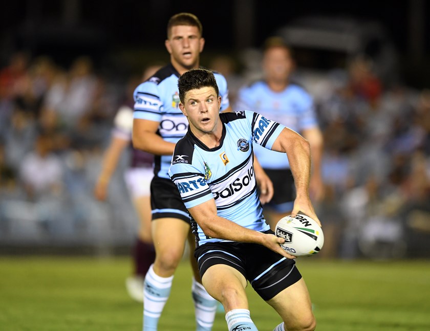 Cronulla Sharks halfback Chad Townsend.