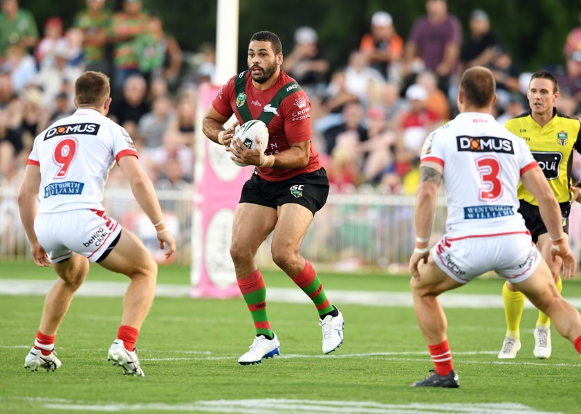 Rabbitohs centre Greg Inglis.
