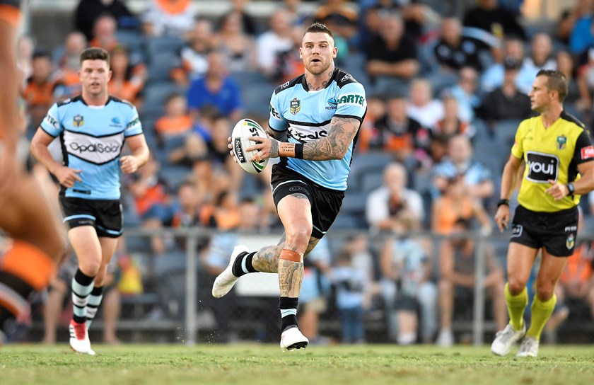 Sharks centre Josh Dugan.