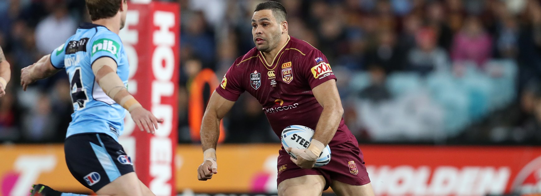 Queensland centre Greg Inglis. 