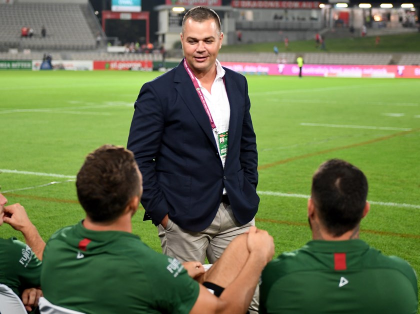 Rabbitohs coach Anthony Seibold.