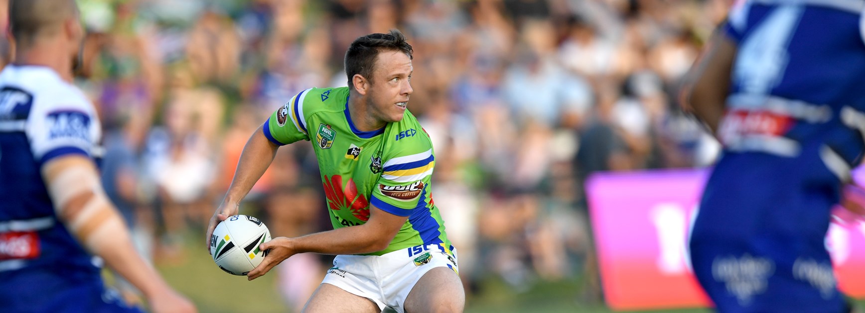 Canberra Raiders halfback Sam Williams. 