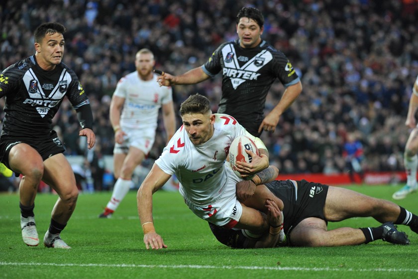 England winger Tommy Makinson.