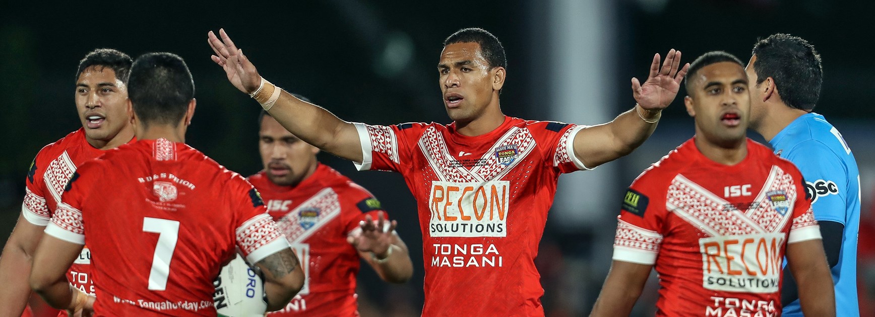 Tonga fullback Will Hopoate.