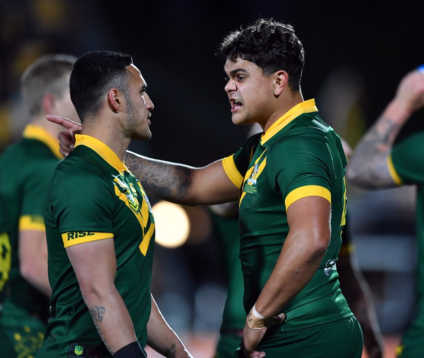 Kangaroos centre Latrell Mitchell.