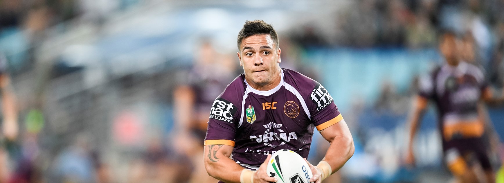 Broncos halfback Kodi Nikorima.