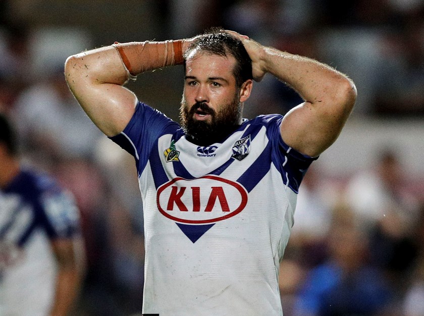 Bulldogs prop Aaron Woods.