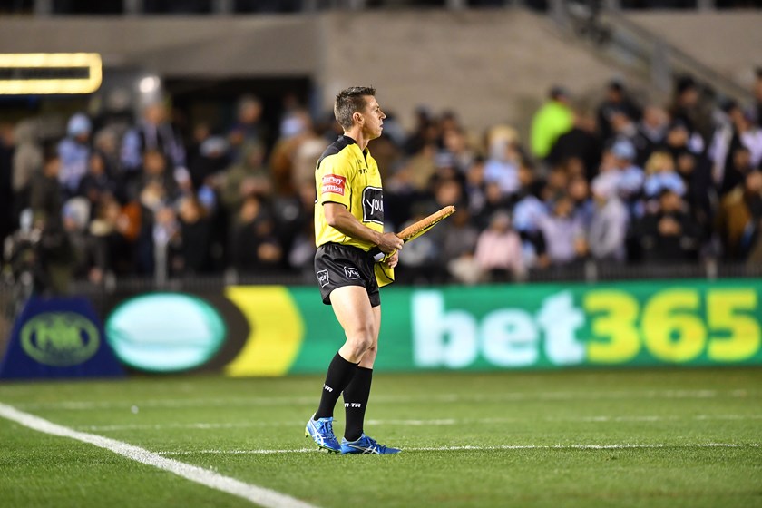 NRL touch judge Ricky MacFarlane.